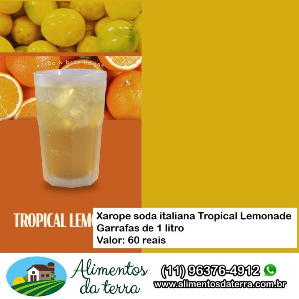 Xarope para Soda Italiana sabor Tropical Lemonade